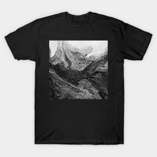 Noise Black And White T-Shirt